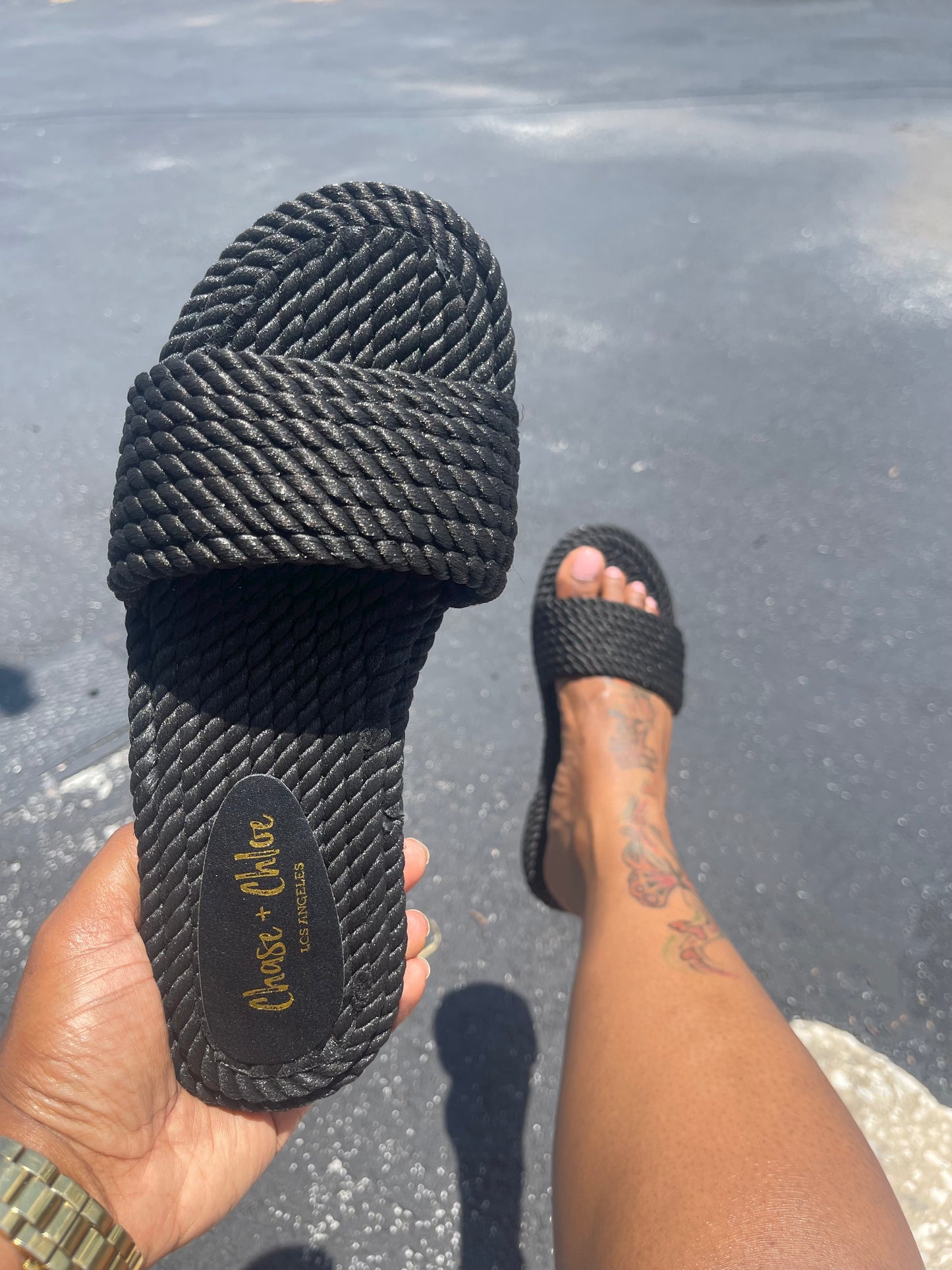 Kelsey Rope Black