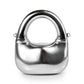 Demure Silver Handbag